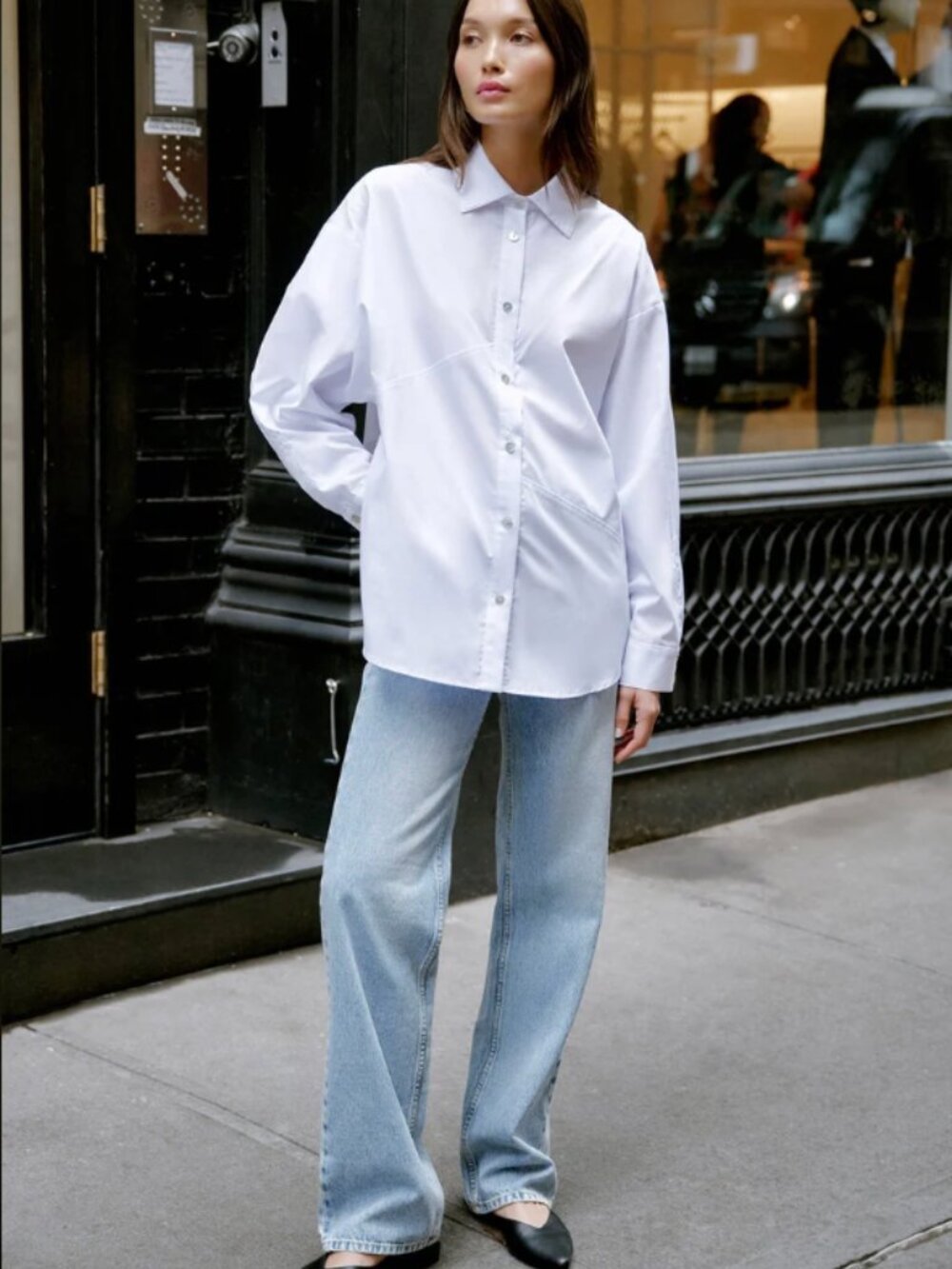 Marcella White Ezra Shirt